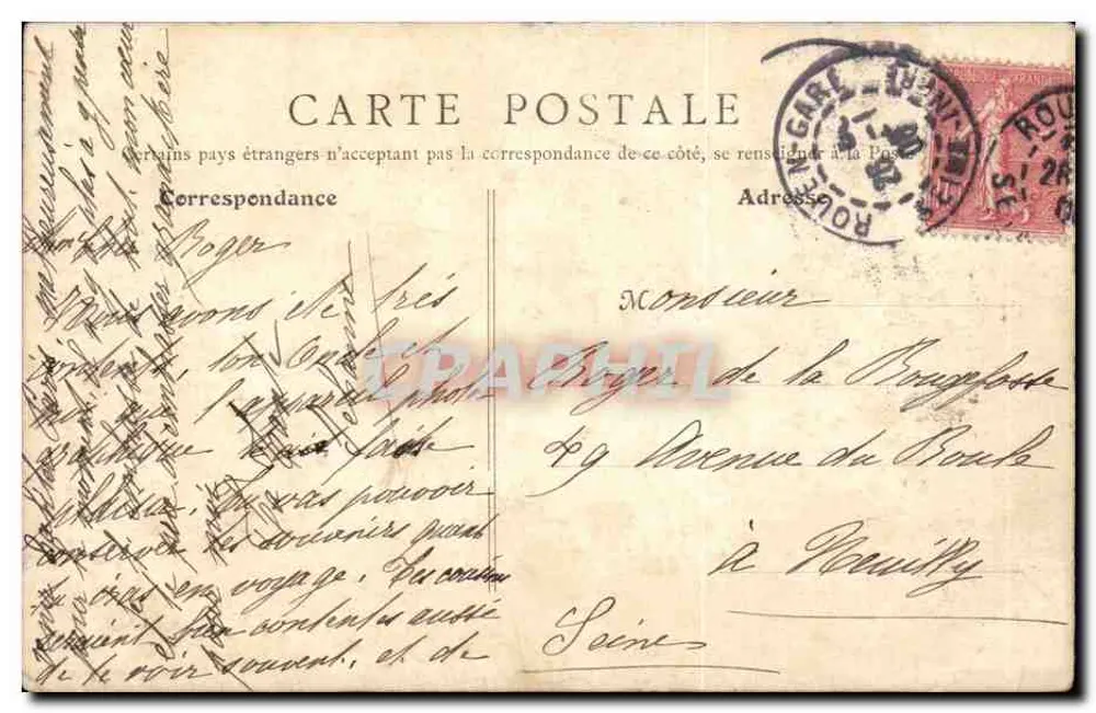 La Bouille — Vista geral — B.F. PARIS (1) - Verso