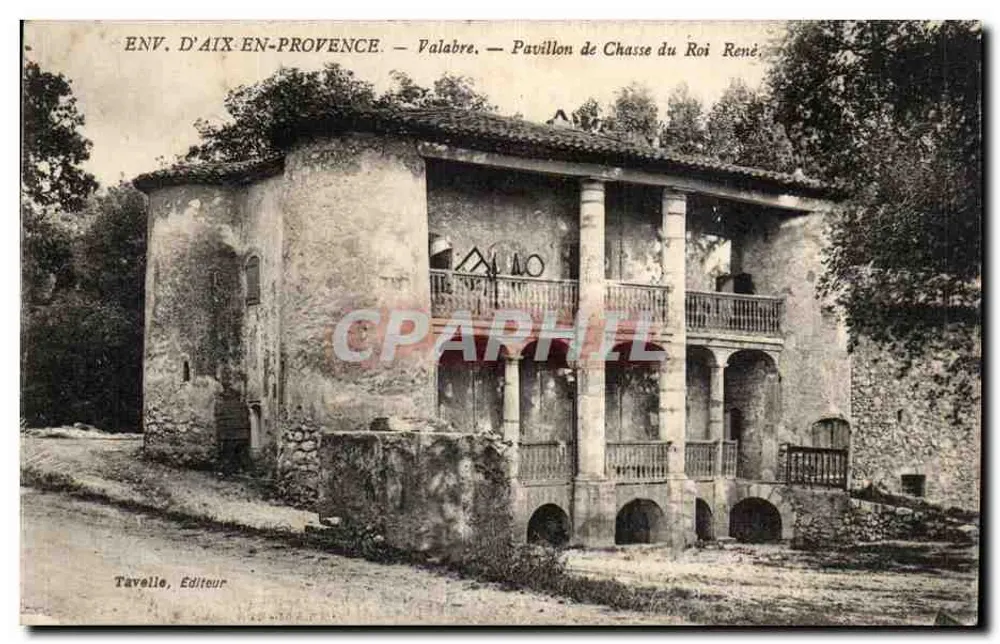 Ansicht von Aix-en-Provence — Valabre — Jagdhaus des Königs René — Tavelle, Verlag - Vorderseite