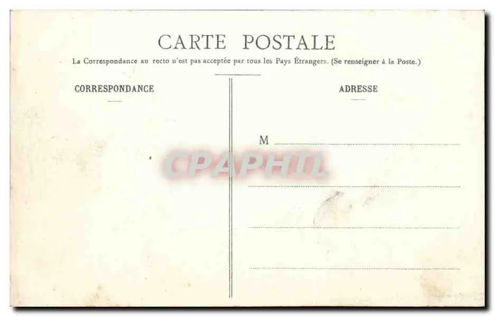 Narbonne, o — Vista Geral — L. Janson, editor, n°190 - Verso
