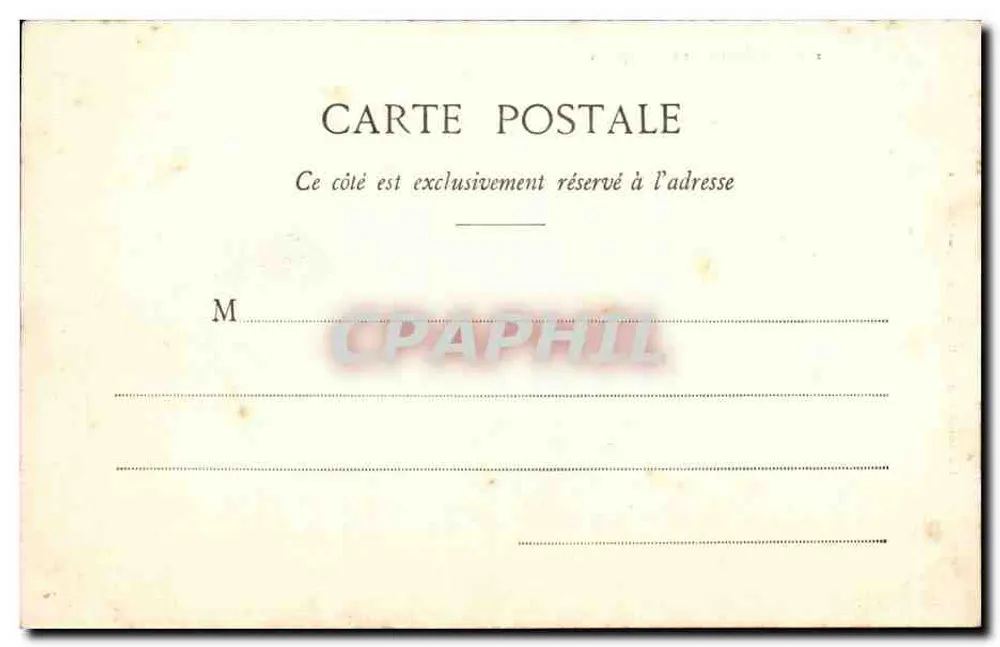 O Mont Dore - O Capucin — vista do cume com cabana — Lib. Bongé-Béal, 21 Rue de l'Étin, Clermont-Ferrand - Verso