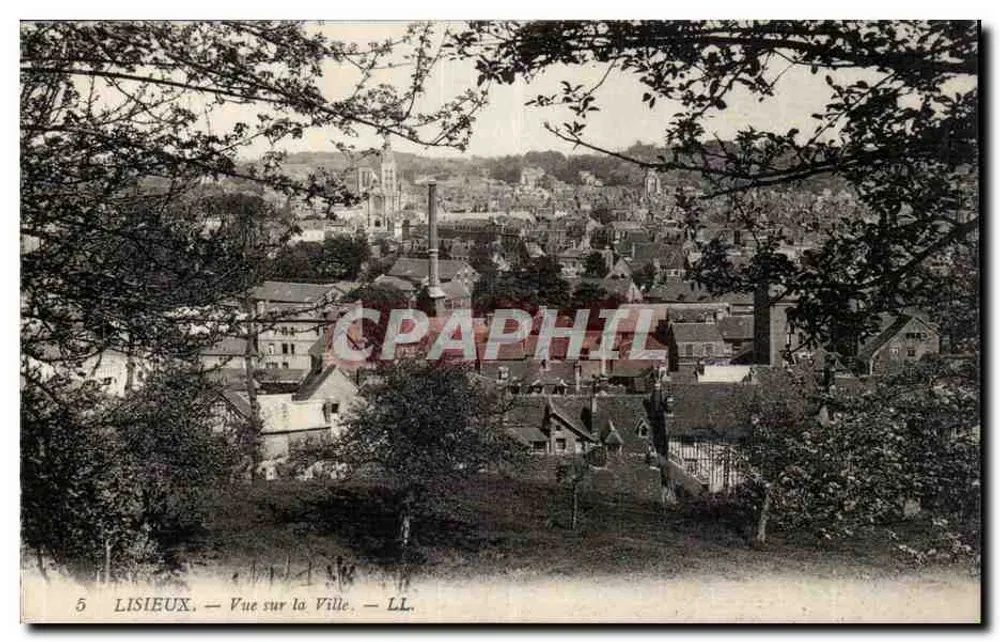 Lisieux — Vista da Cidade — LL - Frente