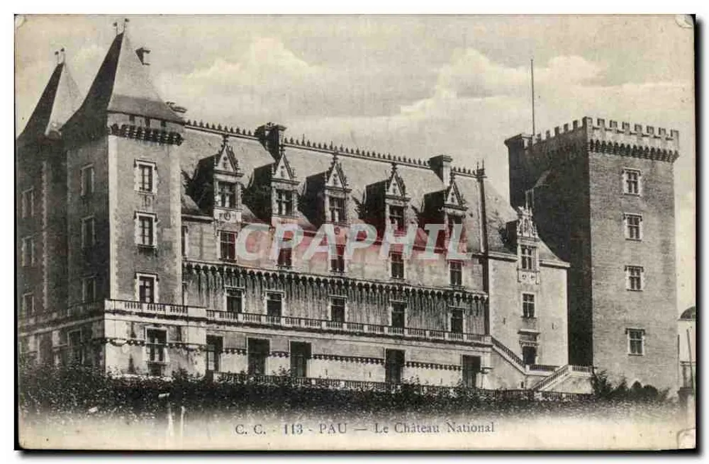 Pau — O Castelo Nacional — C.C. 113 - Frente