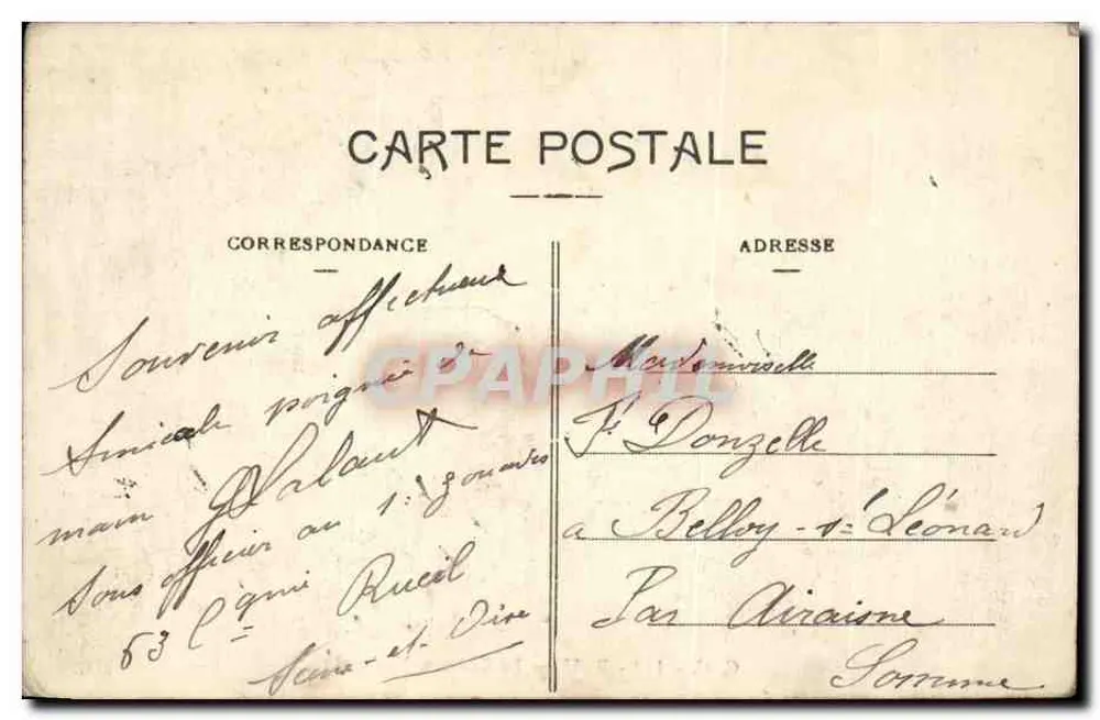Pau — O Castelo Nacional — C.C. 113 - Verso