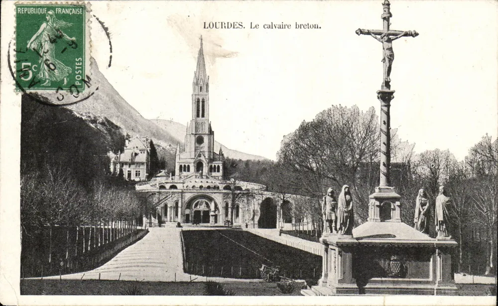 LOURDES. O calvaire breton. - Frente