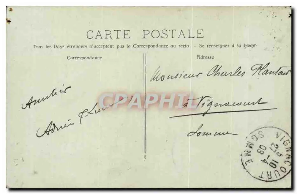 Marseille - Le Fort St-Jean und die Kathedrale — Verleger: C. Lagon - Rückseite