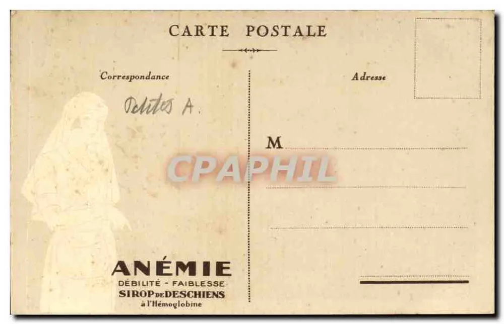 PARIS — Esplanada dos Invalidos — Ofertado por Hemoglobine Deschiens - Verso