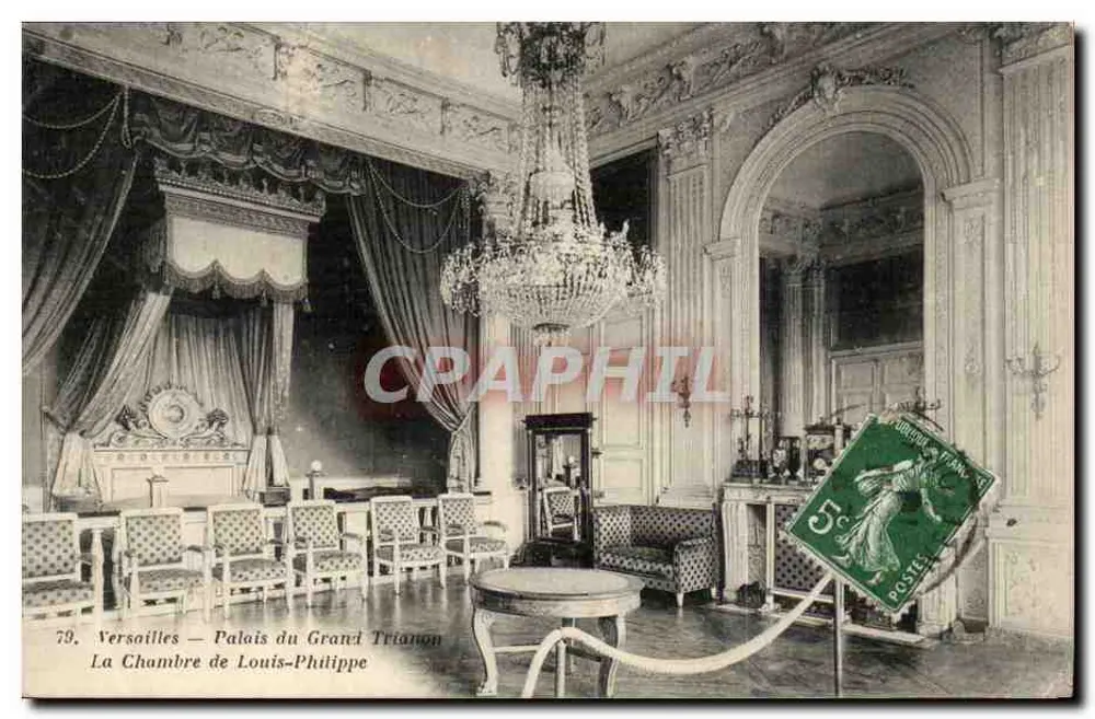 Versailles — Schloss des Grand Trianon — Das Zimmer von Louis-Philippe - Vorderseite