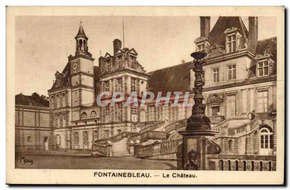 Fontainebleau — O Castelo — Mong - Frente