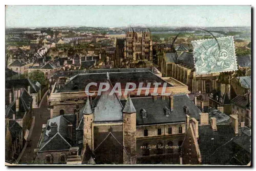 Dijon - Vista Geral — editor L.V. & Cie, n° 33 - Frente