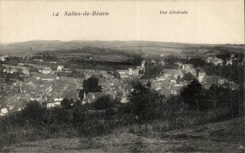 Salies-de-Béarn — Vista Geral — editor desconhecido, n° 14 - Frente