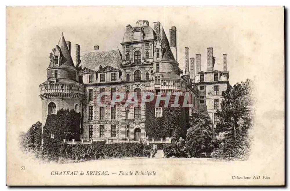 Castelo de Brissac — Facha Principal — Collections ND Phot - Frente