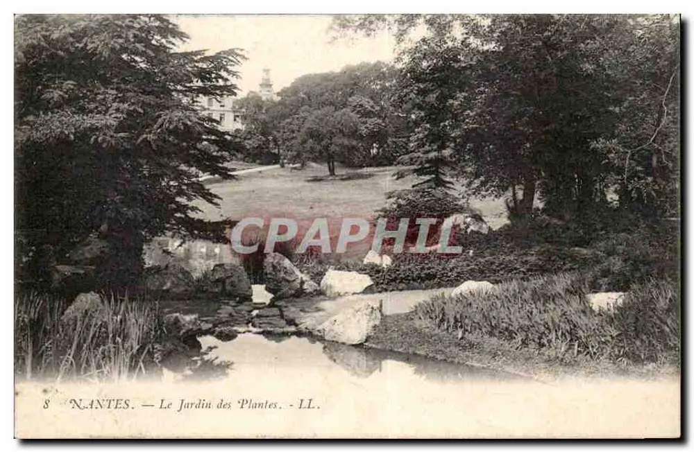 NANTES — Le Jardin des Plantes — LL. n°8 - Recto
