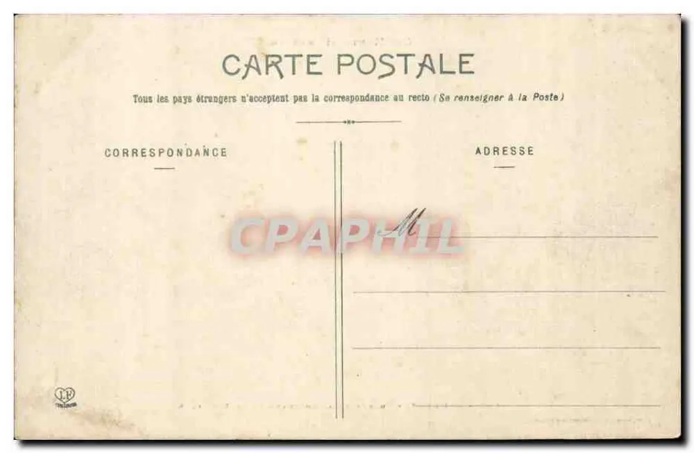 Lourdes — Entrada da Esplanada e a Basílica — Fototipia Labouche Frères, Toulouse - Verso