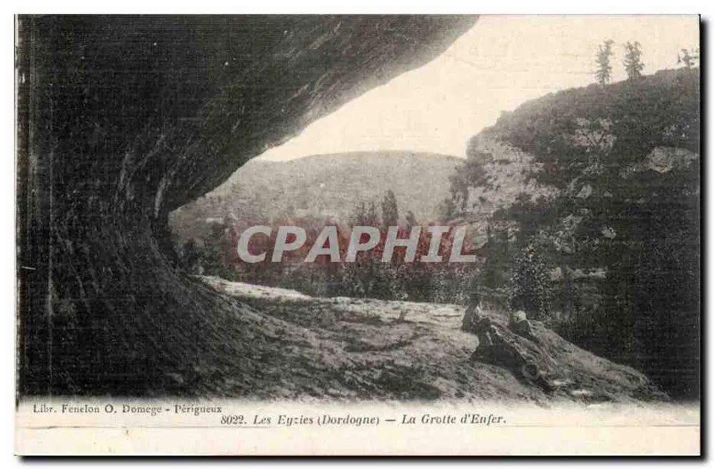 Les Eyzies (Dordogne) — De Helgrot — Libr. Fenelon O. Domege - Périgueux 8022 - Voorkant