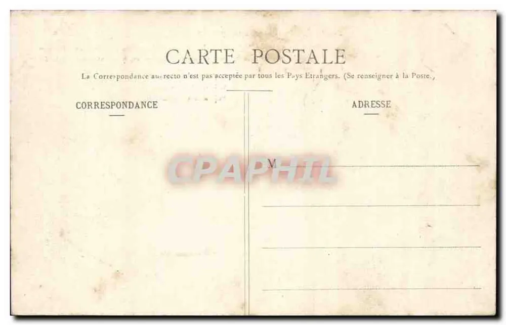 St-AUBIN-de-BAUBIGNÉ (Deux-Sèvres) — Ruinen des Schlosses Durbelière — Unbekannter Verleger - Rückseite