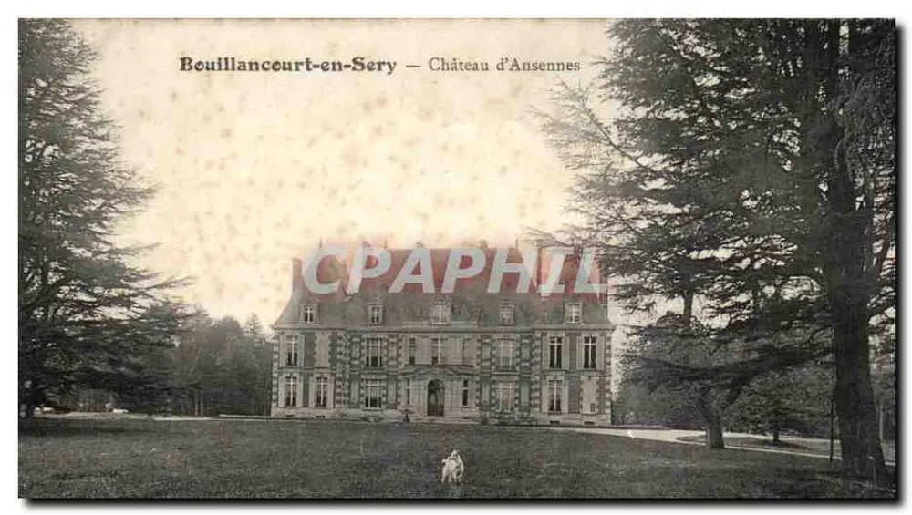 Bouillancourt-en-Sery — Castello di Ansennes — editore non visibile - Recto