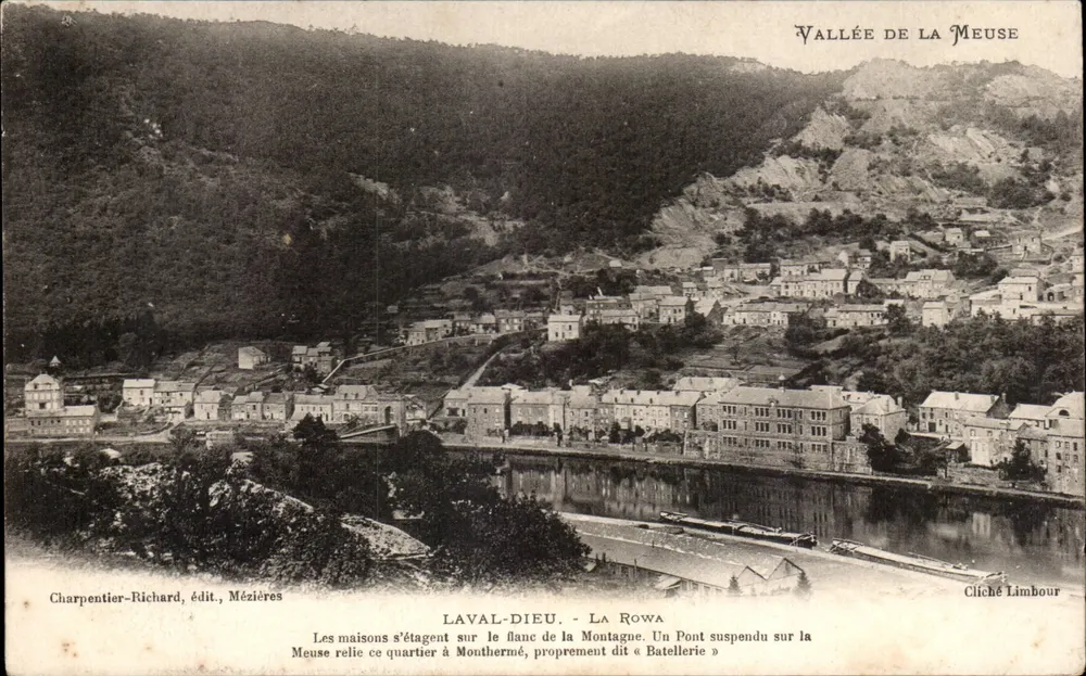 Laval-Dieu - La Rowa — Vale da Meuse — Charpentier-Richard, editora, Mézières - Frente