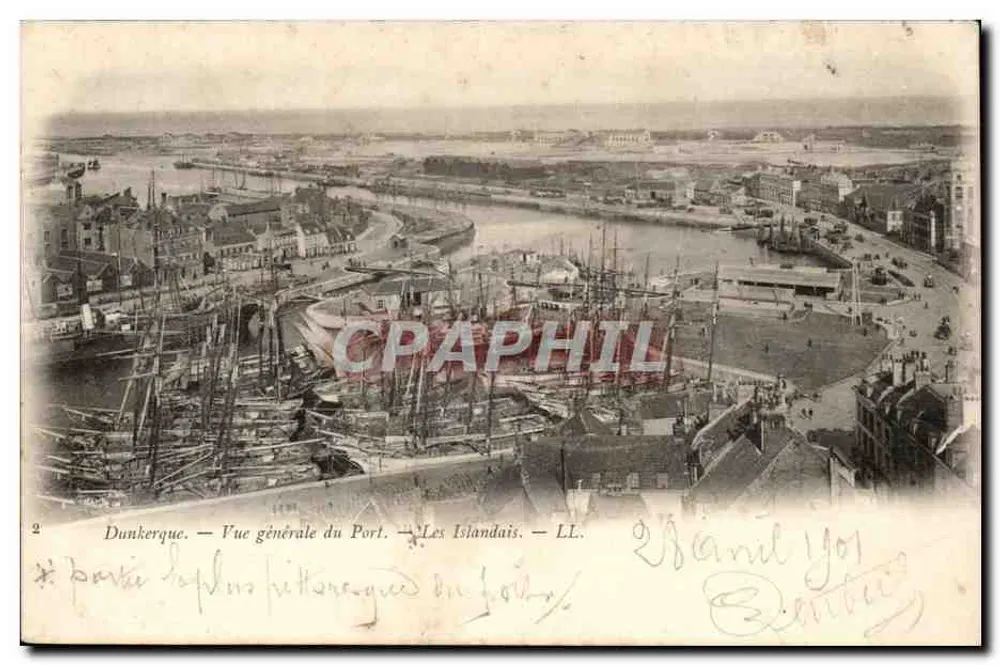 Dünkirchen — Allgemeiner Blick auf den Hafen — Die Inder — LL. - Vorderseite