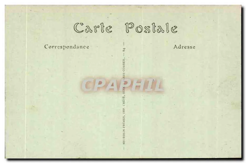 Dieppe — Vista geral do Casino e da Praia — NeubrEin Frères, Imp. Créteil, Imp. Créteil, Sics, Ans-Corbell. - Verso