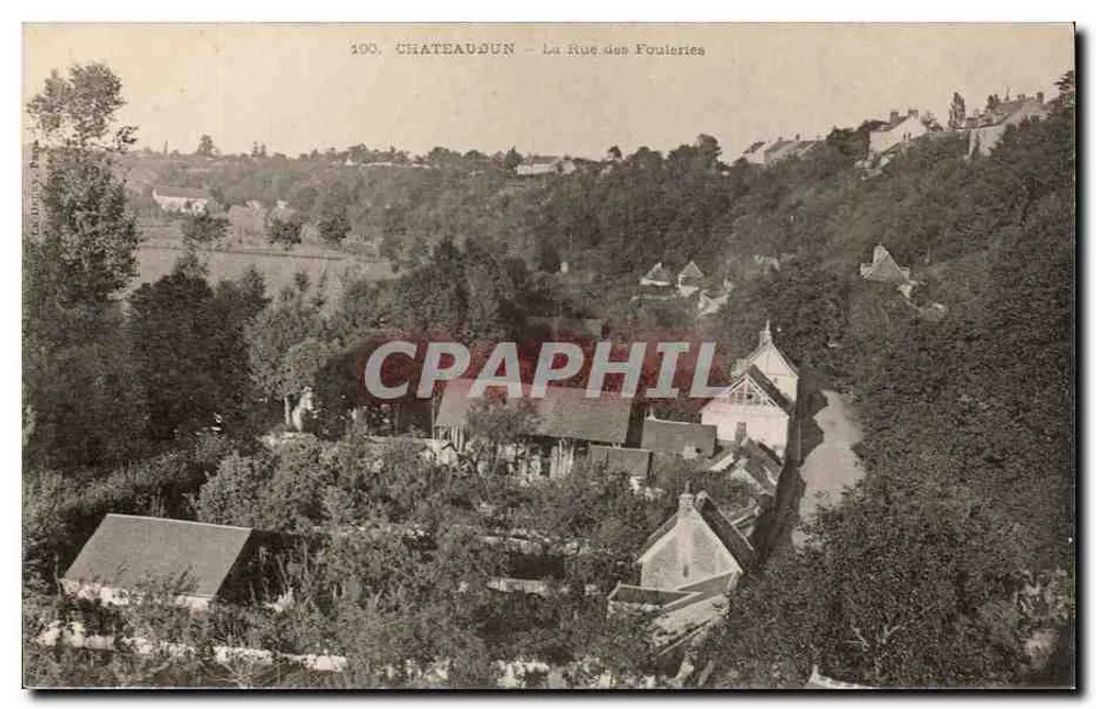 Châteaudun — La Rue des Fouleries — éditeur anonyme, n° 100 - Recto