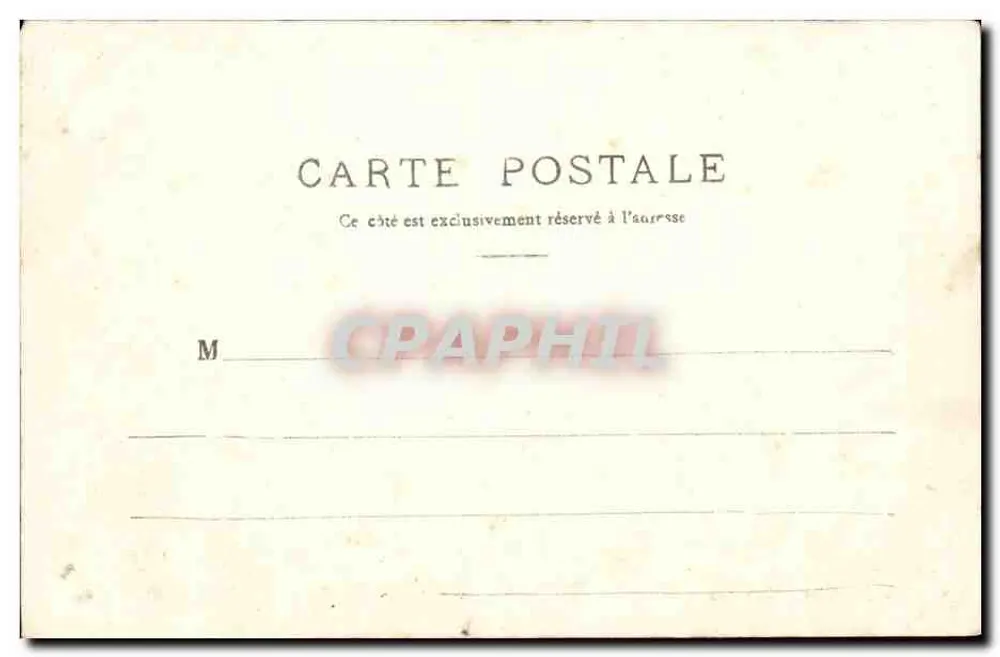 Saumur — Hotel de Ville — editor não identificado, número de série não visível - Verso