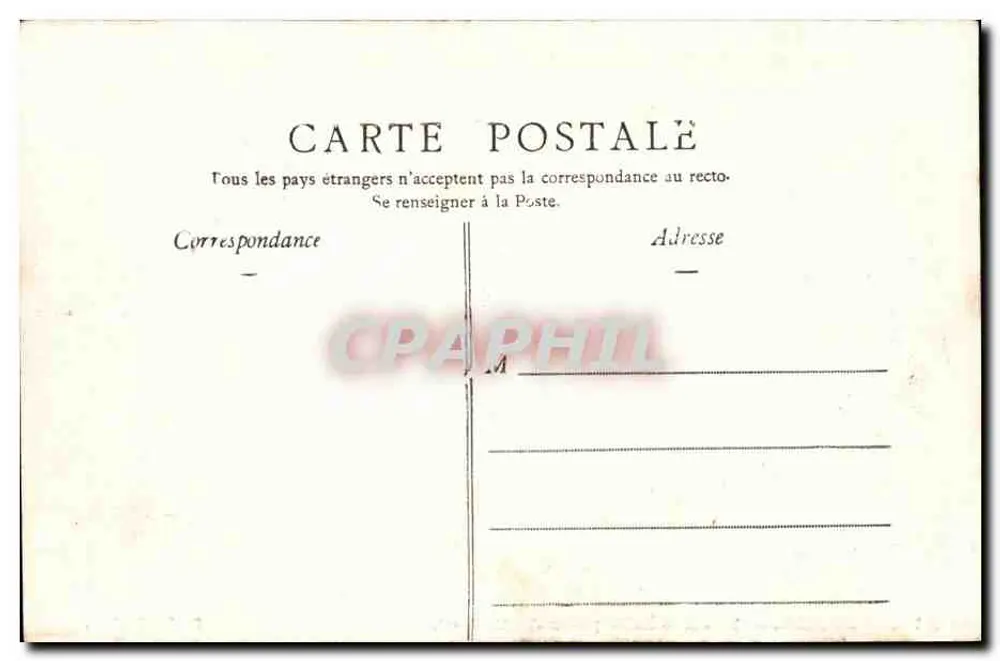Arras — Vista geral tirada do Campanário — B. D., Roubaix, n°75 - Verso