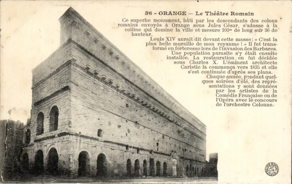 Orange — O Teatro Romano — Editor: Impressora da Postagem - Frente