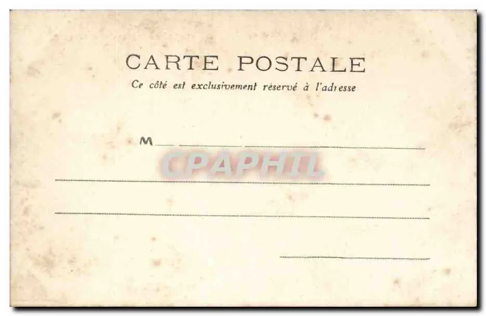 Le Tréport, die Treppe und die Klippe — Seine Inférieure — 187 - Rückseite