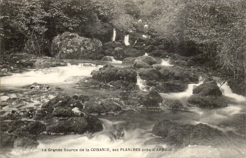 La Grande Source de la CUISANCE, aux PLANCHES près d'ARBOIS — edizione non identificata - Recto