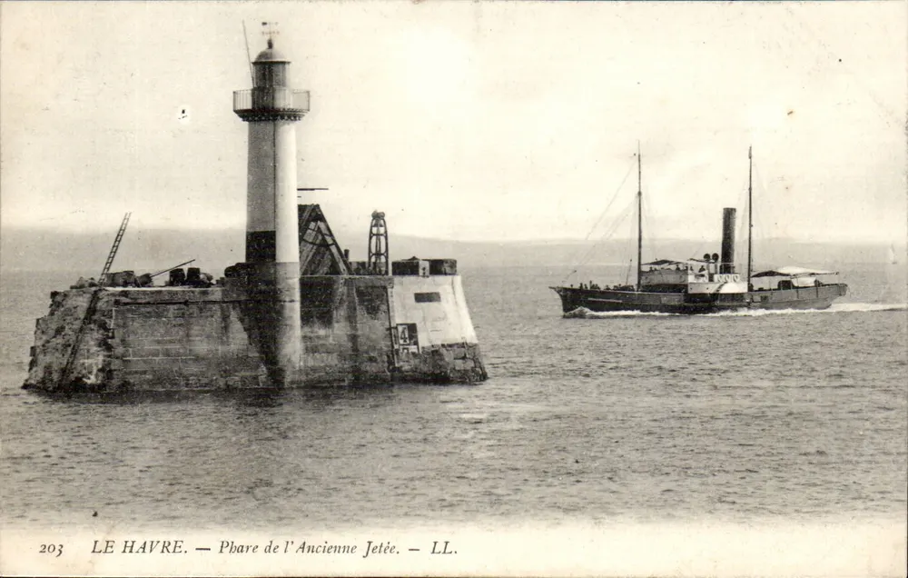 Le Havre — Farol da Antiga Ponta — LL. n°203 - Frente