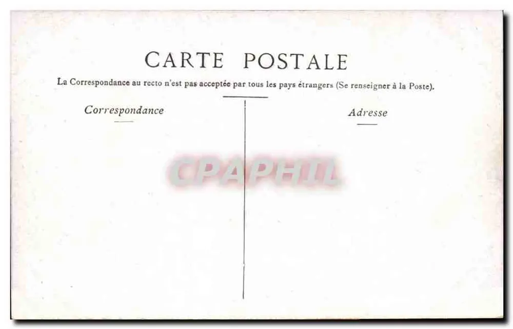 Paris - Arco do Triunfo do Carrousel — editor não identificado, número de série não visível - Verso