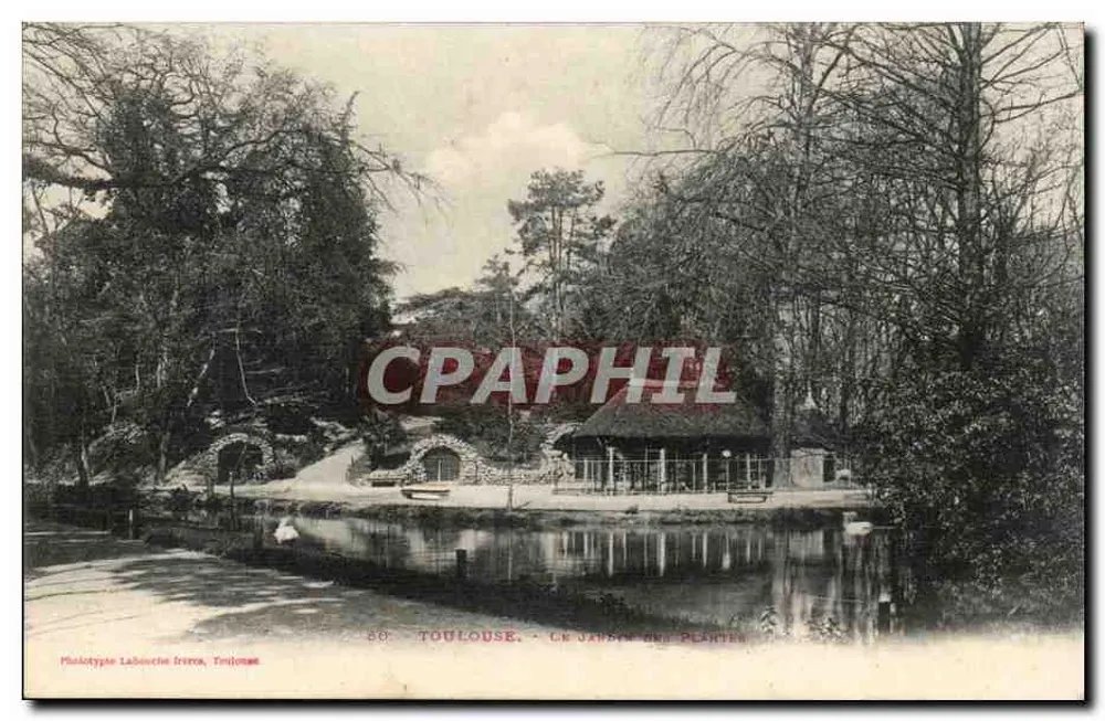 Toulouse — Der Jardin des Plantes — Phototypie Labouche Frères, Toulouse - Vorderseite