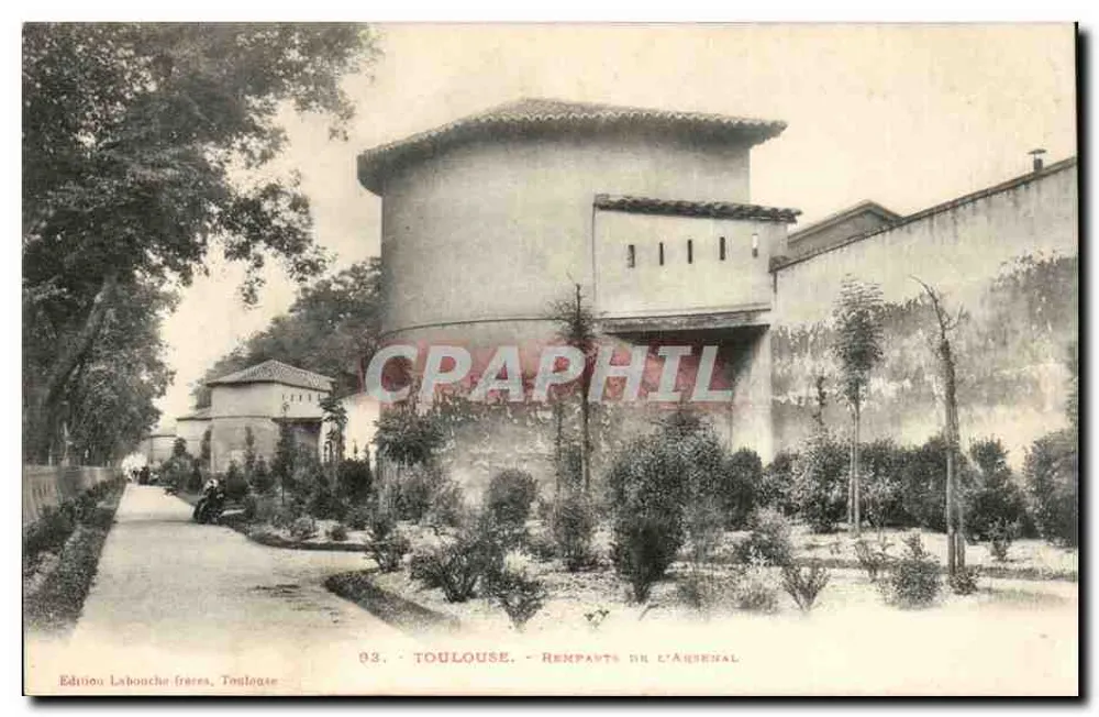Toulouse — Mauern des Arsenal — Ausgabe Labouche frères, Toulouse, Nr. 93 - Vorderseite
