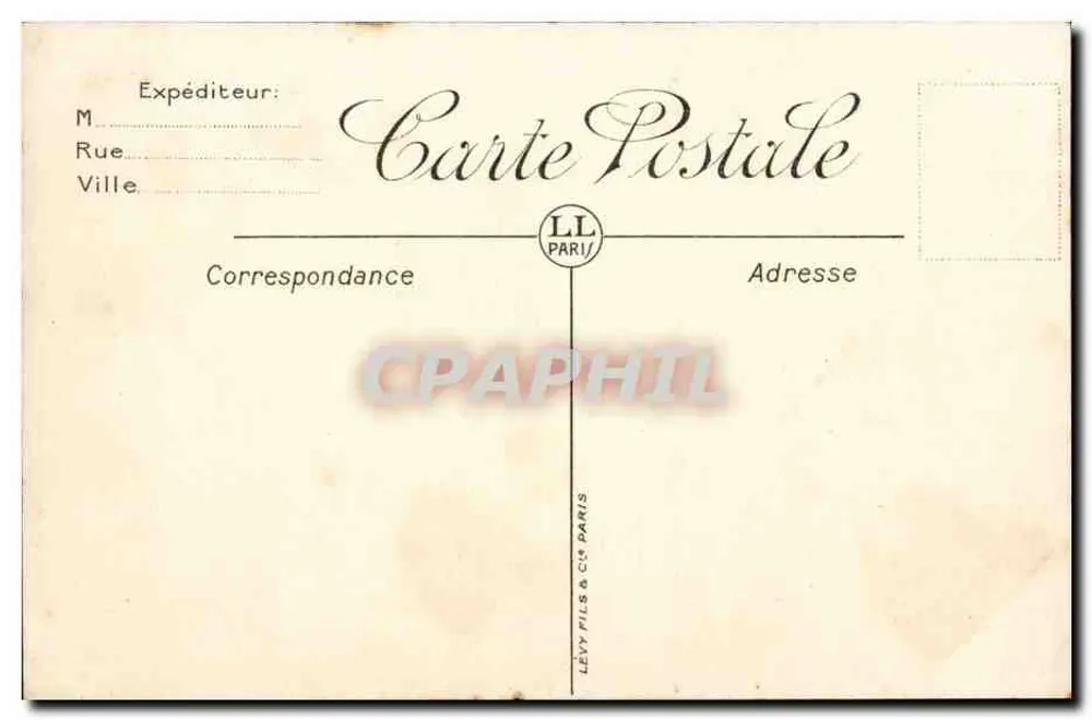 Marseille — Fontaine Cantini und Avenue du Prado — LL - Rückseite
