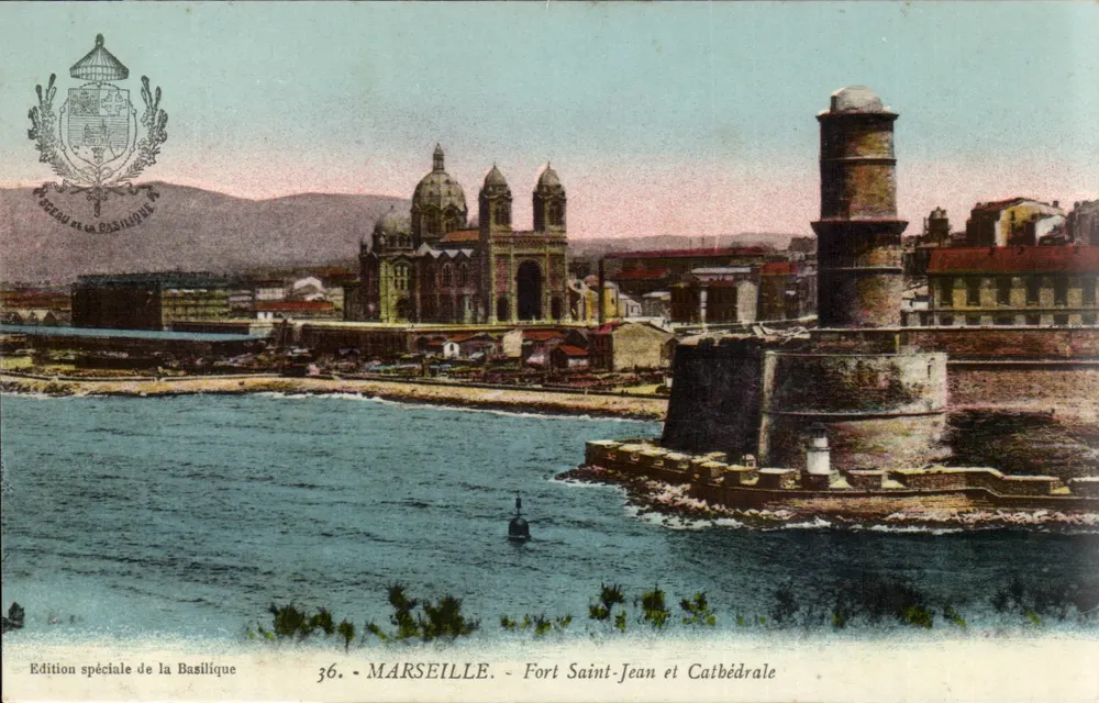 Marseille - Fort Saint-Jean und Kathedrale — Sonderausgabe der Basilika, n°36 - Vorderseite