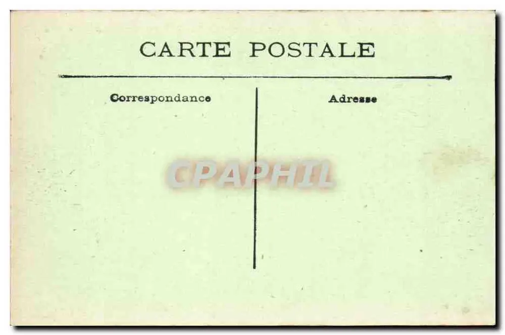 Marselha — Palácio Longchamp — Editor não identificado, n° de série 1 - Verso