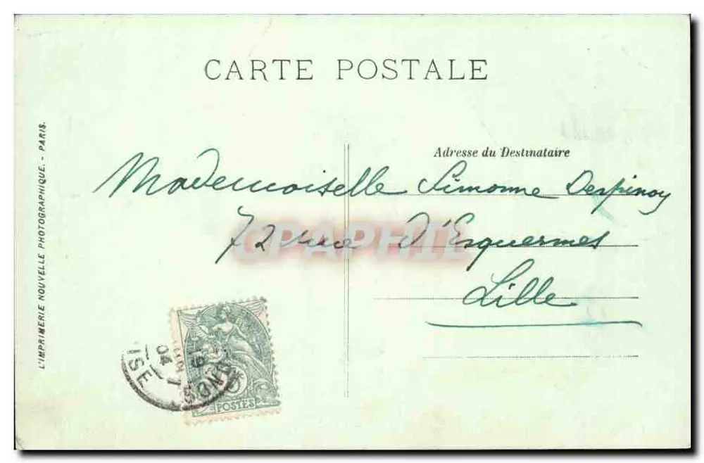 Castelo de Pierrefonds — O Parque dos Cervos — LL. - Verso