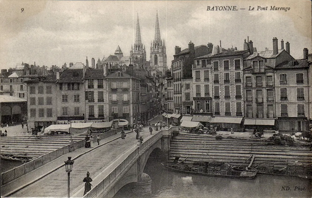 Bayonne — O Ponte Marengo — ND. Phot. - Frente