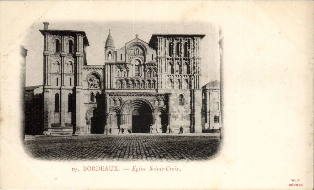 Bordeaux — Igreja de Santa Cruz — W.F. Depositado - Frente
