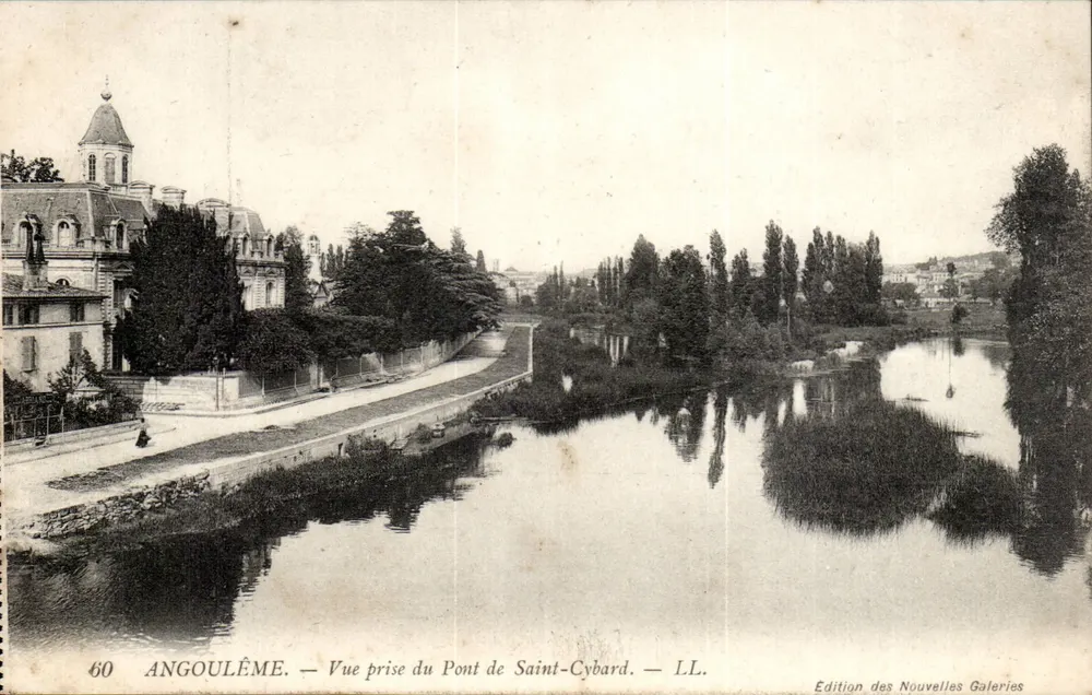Angoulême — Ansicht vom Pont de Saint-Cybard — Edition des Nouvelles Galeries, Nr. 60 - Vorderseite
