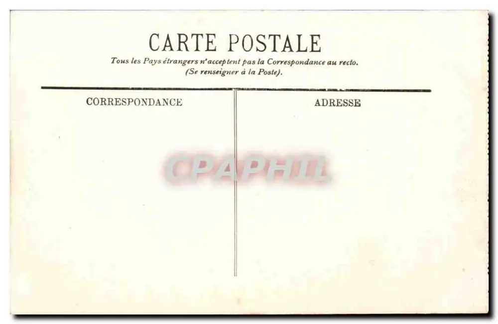 Angoulême — Platz und das Postamt — Edition des Nouvelles Galeries, n°108 - Rückseite