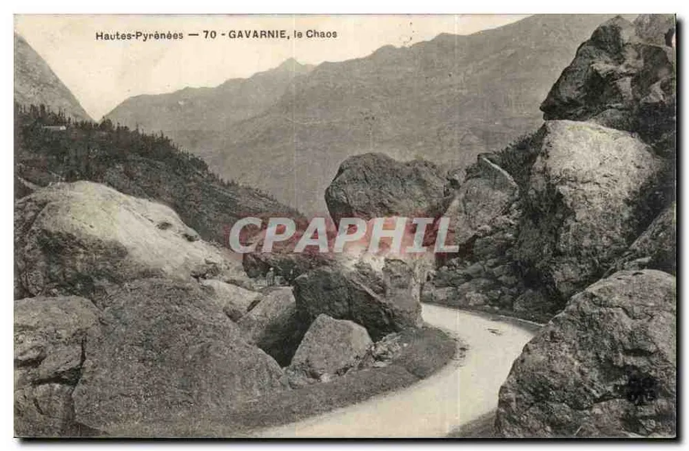 Hautes-Pyrénées — 70 — GAVARNIE, o Caos - Frente