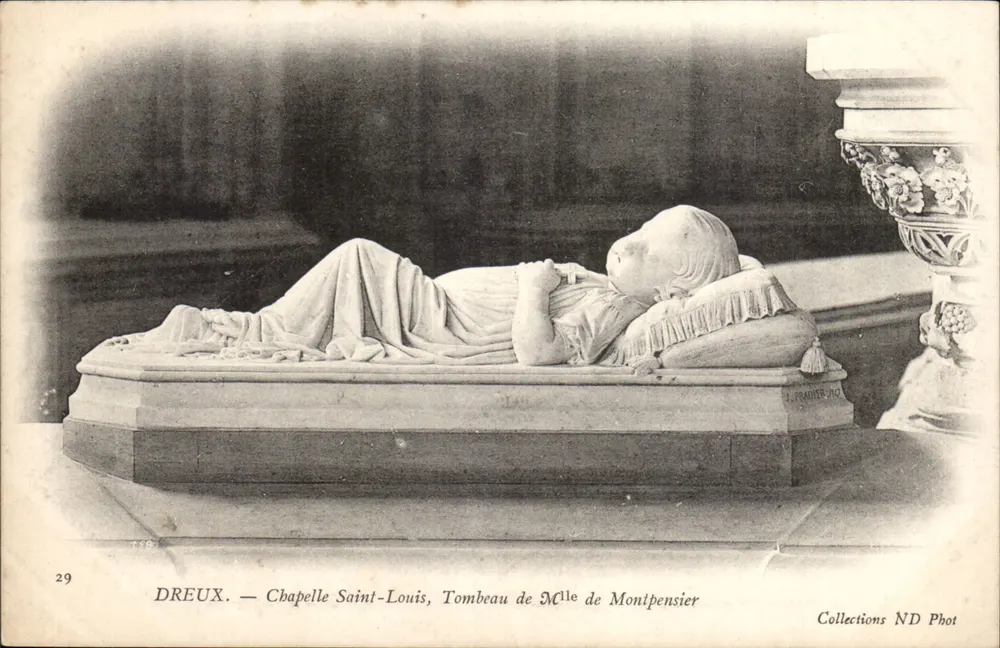 Dreux — Kapelle Saint-Louis, Grabstätte von Mlle de Montpensier — J. Fradiker, Nr. 29 - Vorderseite