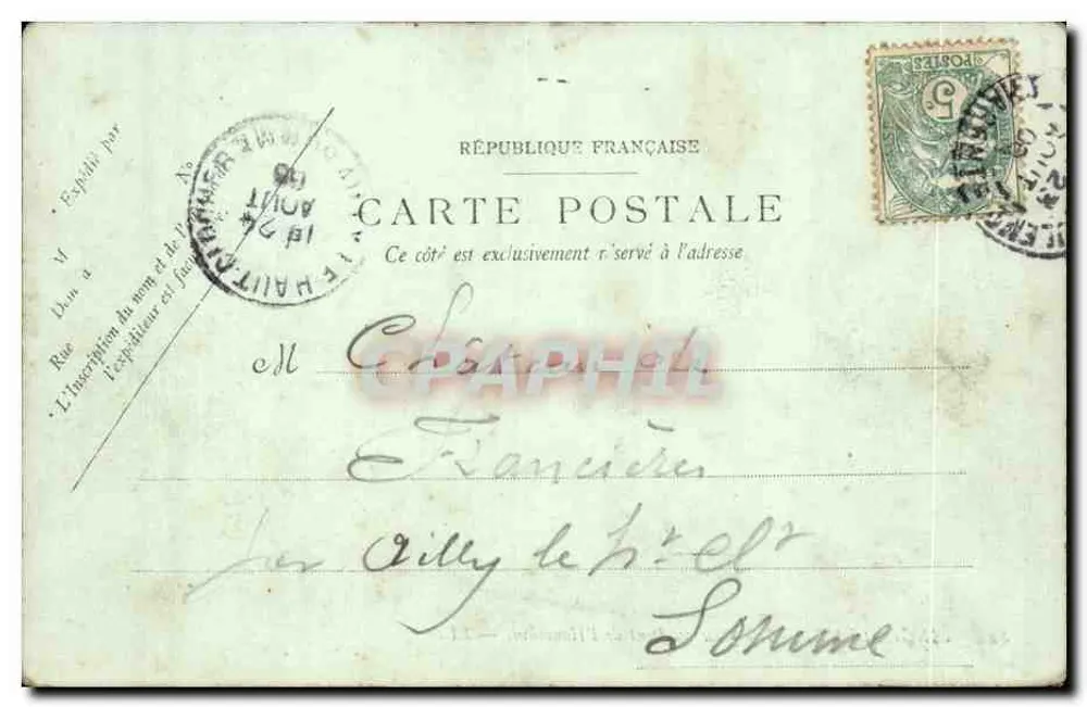 Angoulême — Ansicht vom Pont de l'Houmeau — LL - Rückseite