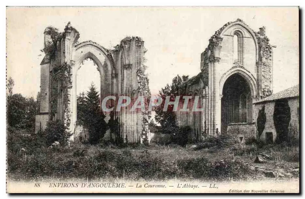 Alrededor de Angoulême — La Couronne — El Monasterio — Edición de las Nuevas Galerías - Anverso