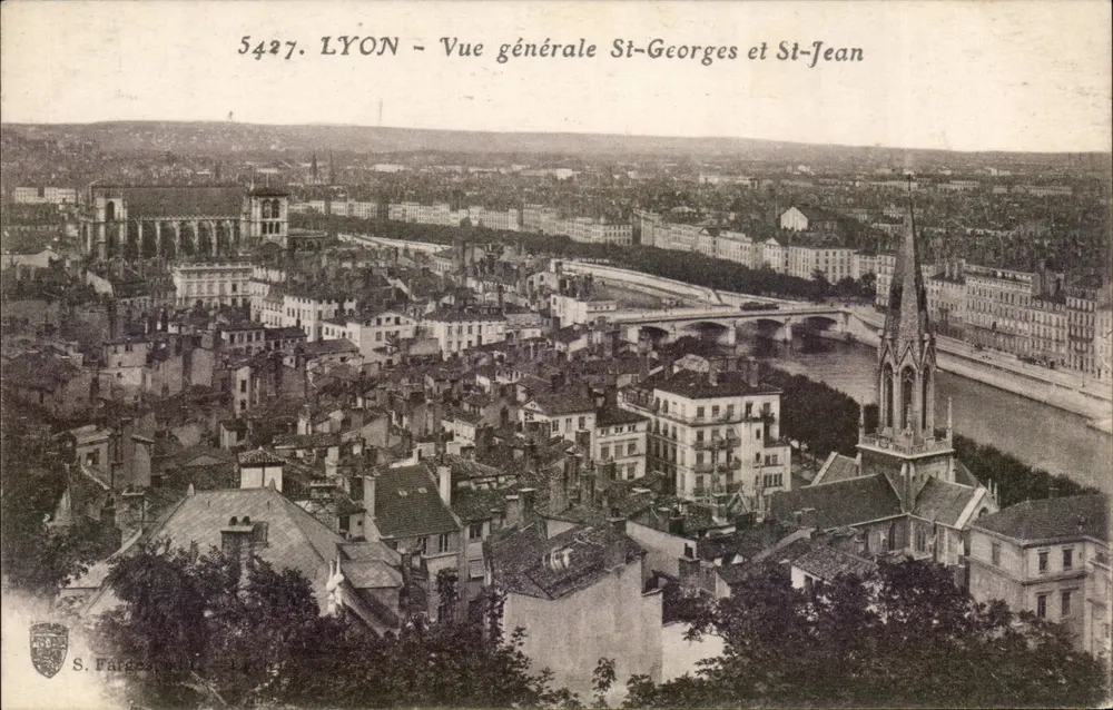 LYON - Vista geral de St-Georges e St-Jean — S. Fargez, n° 5427 - Frente