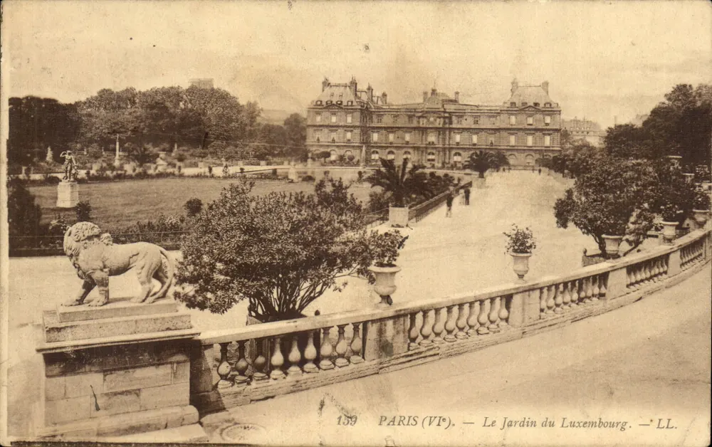 Paris (VIe) — O Jardim do Luxembourg — LL. — N° 159 - Frente