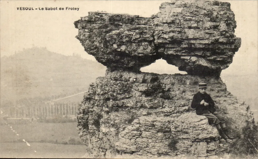 Vesoul - Der Sabot de Frotey — natürlicher Felsen — Verlag unbekannt - Vorderseite