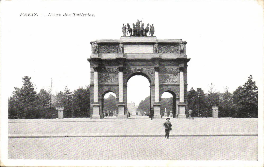 Paris — Arco das Tijolarias — editor não identificado - Frente