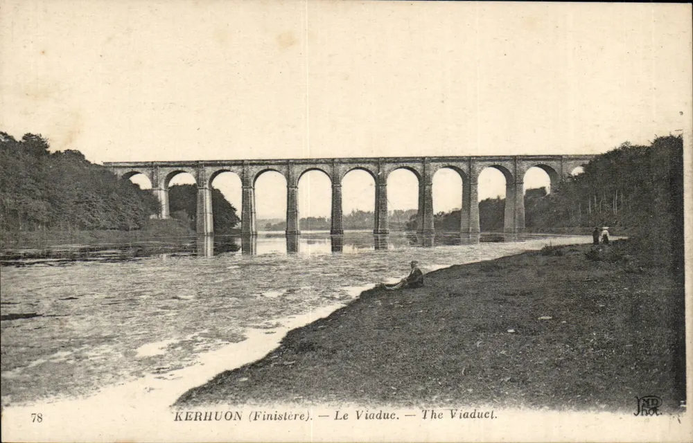 Kerhuon (Finistère) — O Viaduto — The Viaduct - Frente